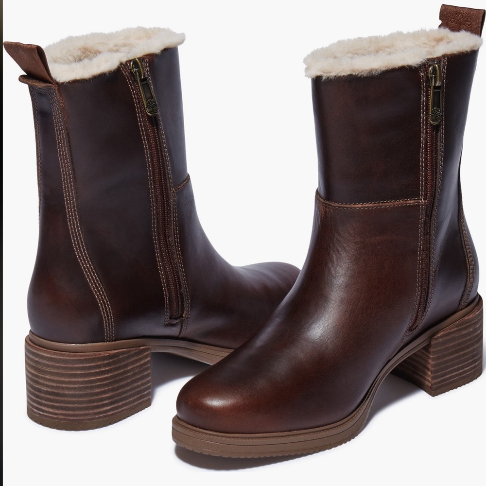 Timberland Dalston Vibe Waterproof Faux Fur Lined Boots | EUC Size 8.5 - Picture 12 of 12